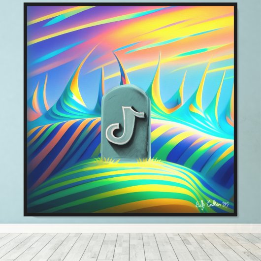 RiP Leinwanddruck (Insitu (Holzboden))