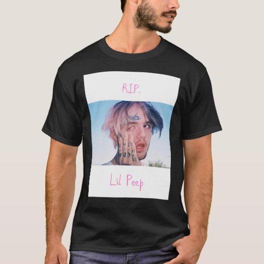 RIP Lil Peep Design Classic T - Shirt (Vorderseite)