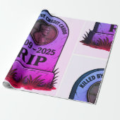   RIP Lincoln Penny – Inflation Tombstone Design  Geschenkpapier (Ungerollt)