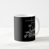 Rip-Mars Erkundung von Rover Gezeichnet Kaffeetasse (VorderseiteRechts)