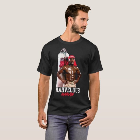 RIP Marvin Hagler Marvelous Classic T - Shirt Esse (Vorne ganz)