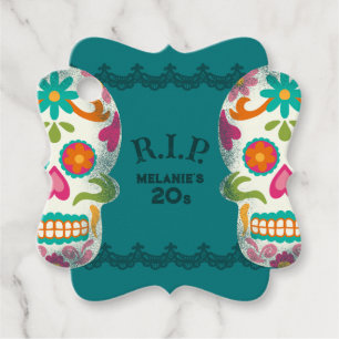 RIP meine 20er Jahre Custom Age Sugar Skulls Gebur Geschenkanhänger