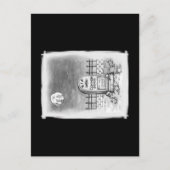 RIP Mond Stupidenmasken und Impfstoff Postkarte (Vorderseite)