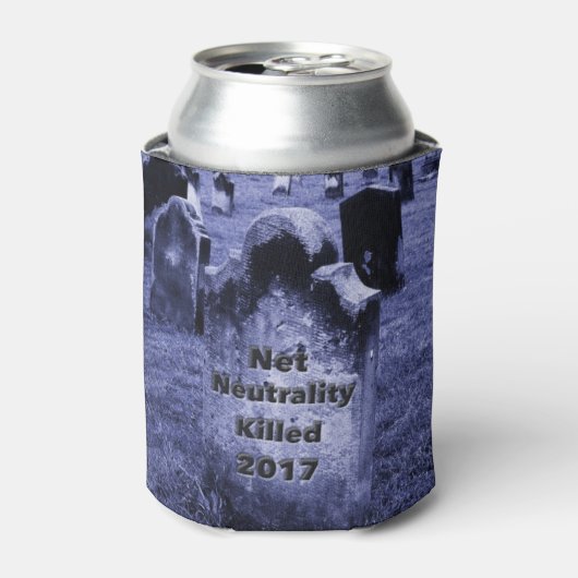 RIP Netzneutralität Gravestone Dosenkühler (Kanne Vorderseite)