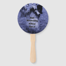 RIP Netzneutralität Gravestone Fächer