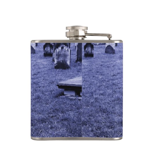 RIP Netzneutralität Gravestone Flachmann (Rückseite)