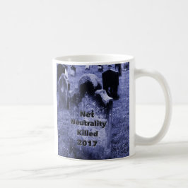 RIP Netzneutralität Gravestone Kaffeetasse