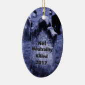 RIP Netzneutralität Gravestone Keramikornament (Rechts)