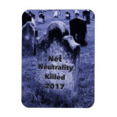 RIP Netzneutralität Gravestone Magnet (Vertikal)