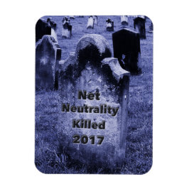 RIP Netzneutralität Gravestone Magnet