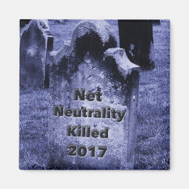 RIP Netzneutralität Gravestone Magnet