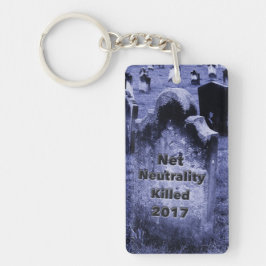 RIP Netzneutralität Gravestone Schlüsselanhänger