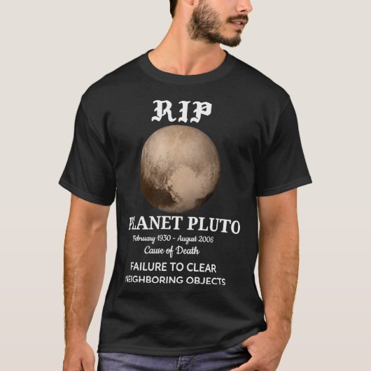 RIP Planet Pluto Essential T-Shirt (Vorderseite)