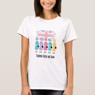 RIP Queen Elizabeth II - Zeitloser Stil und Grace T-Shirt