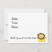 Rip Roarin'Birthday Einladung (Rückseite)