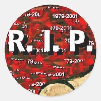 RIP RUNDER AUFKLEBER