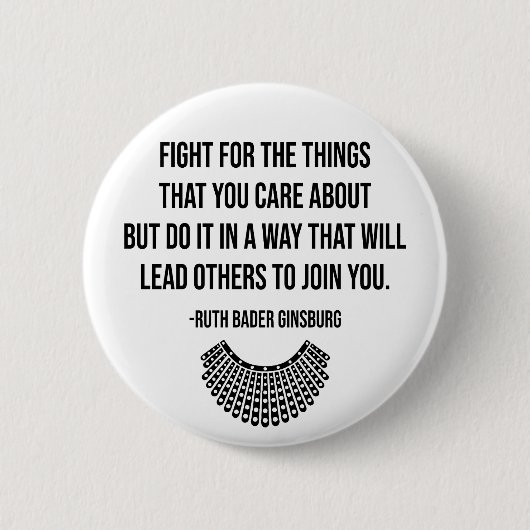 RIP Ruth Bader Ginsburg Button (Vorderseite)
