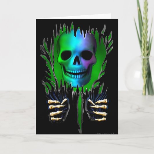 RIP SKELETON KARTE (Vorderseite)