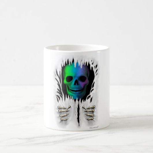 RIP-SKELETT KAFFEETASSE (Mittel)