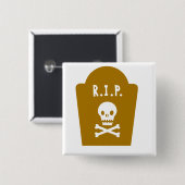 RIP Skull Button (Vorne & Hinten)