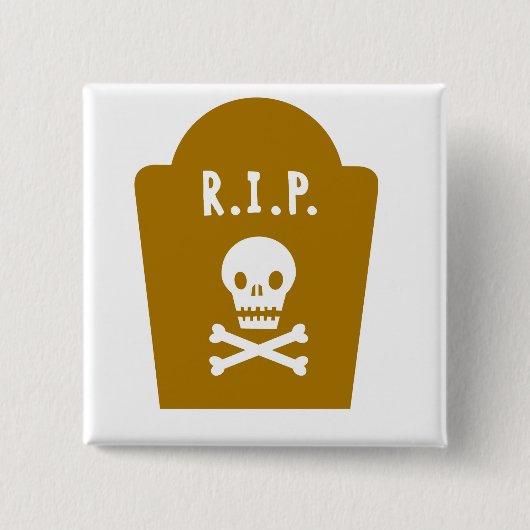 RIP Skull Button (Vorderseite)