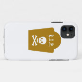RIP Skull Case-Mate iPhone Hülle (Rückseite (Horizontal))