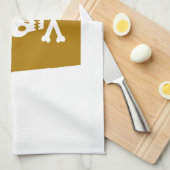 RIP Skull Geschirrtuch (Viertel Falte)