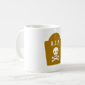 RIP Skull Kaffeetasse (Vorderseite Links)