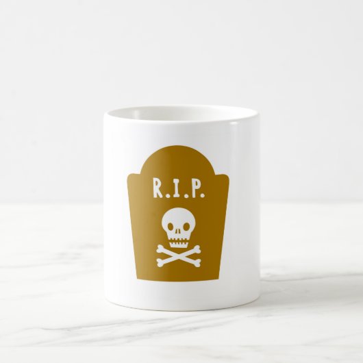 RIP Skull Kaffeetasse (Mittel)