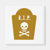 RIP Skull Magnet (Vorne)