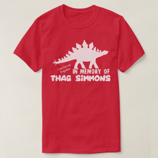 RIP Thag Simmons von der Ferne T-Shirt (Design vorne)