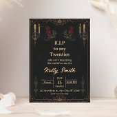 RIP Twenties Fun 30th Birthday Invitation Einladung