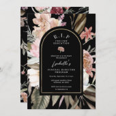 RIP Uni Bildung Beerdigungsdirektor Einladung (Vorne/Hinten)