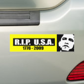 RIP USA - 1776 BIS 2009 AUTOAUFKLEBER (Auf Auto)