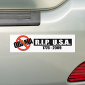 RIP USA - 1776 BIS 2009 AUTOAUFKLEBER (Auf Auto)