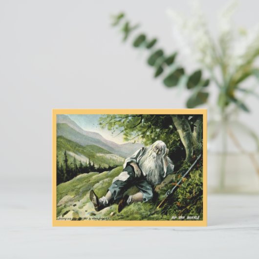 Rip Van Winkle 1907 Vintag Postkarte (Stehend Vorderseite)