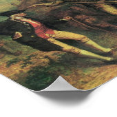 Rip Van Winkle auf dem Dorfplatz Poster (Ecke)