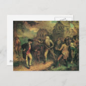 Rip Van Winkle auf dem Dorfplatz Postkarte (Vorne/Hinten)