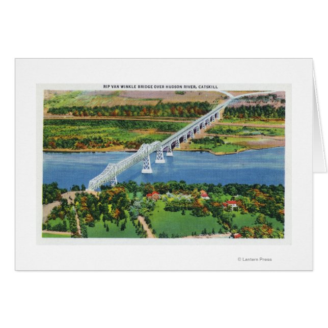 Rip Van Winkle Bridge über Hudson River (Vorderseite (Horizontal))