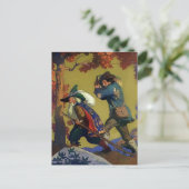 "Rip Van Winkle" Buchübersicht von NC Wyeth Postkarte (Stehend Vorderseite)