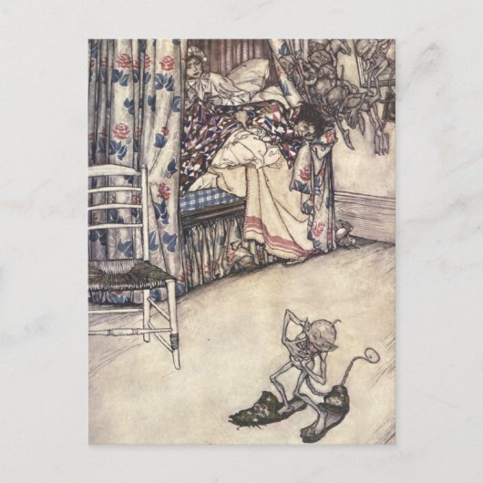 Rip Van Winkle: Die Vorteile der Geduld Postkarte (Vorderseite)