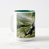 Rip Van Winkle Vintag Zweifarbige Tasse (Vorderseite Links)
