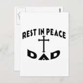 RIP Vater Postkarte (Vorne/Hinten)