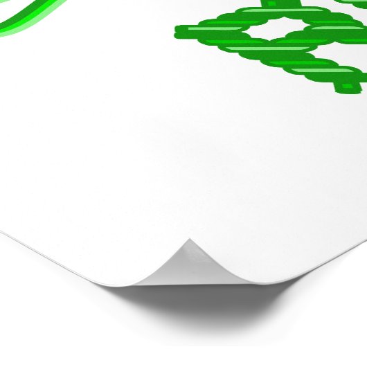 Rip! Vector Crochet Frog Poster (Ecke)