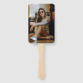 RIP Zwanziger 20er Skull Foto Halloween Geburtstag Fächer (Rückseite)