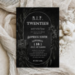 RIP Zwanziger 30. Geburtstag Party Tod meiner Juge Einladung<br><div class="desc">Mit unserer 30. Geburtstagsfeier-Party Einladung "RIP Twenties" können Sie sich stilvoll von den Zwanziger Jahren verabschieden! Dieses dunkel humorvolle Design verkündet spielerisch "Tod meiner Jugend" und gibt den perfekten Ton für ein Fest vor, das das Ende einer Ära markiert. Passen Sie die Details an und laden Sie Ihre Gäste ein,...</div>
