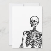 RIP Zwanziger Jahre Sonniges Skelett 30. Geburtsta Einladung (Rückseite)