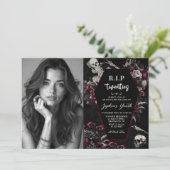 RIP Zwanziger Tod meiner Jugend 30. Geburtstag Einladung (Stehend Vorderseite)