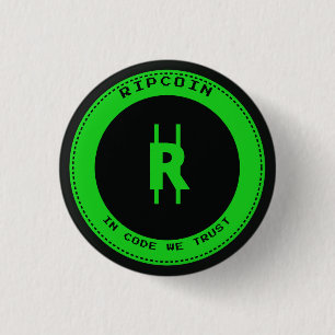 RipCoin - In Code We Trust Knopf Button