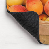 Ripe Apricots in Bushel Basket Mousepad (Ecke)